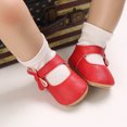 thumbnail image 5 of Yoyauz Baby Girl Mary Jane Shoes Anti Slip Rubber Sole Ballet Slippers Princess Dress Wedding Shoes Newborn Kids Shoes Toddler Shoes（0-12 Month）, 5 of 9