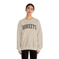 thumbnail image 4 of Donkey Lover Mule Sweatshirt Gifts Crew Neck Shirt Long Sleeve Unisex, 4 of 7