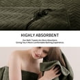 thumbnail image 6 of Beartech 3 Pack Microfiber Bath Towel Set Soft & Quickly Dry Bathroom Towel,Super absorbent Plush Bath Sheet Towel Oversized Towels Hotel Shower Towel-Dark Brown, 6 of 10