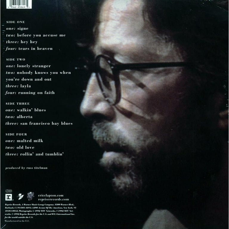 Mægtig frø Beloved Eric Clapton - Unplugged - Vinyl - Walmart.com