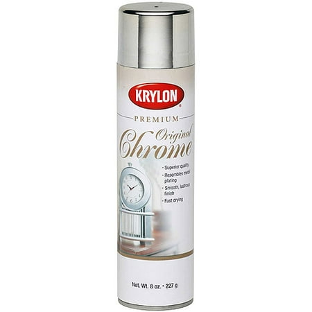Metallic Spray Paint 8 Ounces-Original Chrome