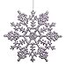 thumbnail image 3 of Vickerman M101436 4 in. Lavender Glitter Snowflake 24-Pvc Box, 3 of 3