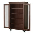 thumbnail image 5 of 24/7 Shop At Home Dawn Industrial 5 Tier Shoe Cabinet in Wood Vintage Walnut Finish, 5 of 5