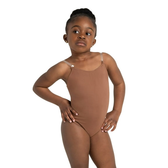 Capezio Girls Camisole Leotard with Clear Transition Straps