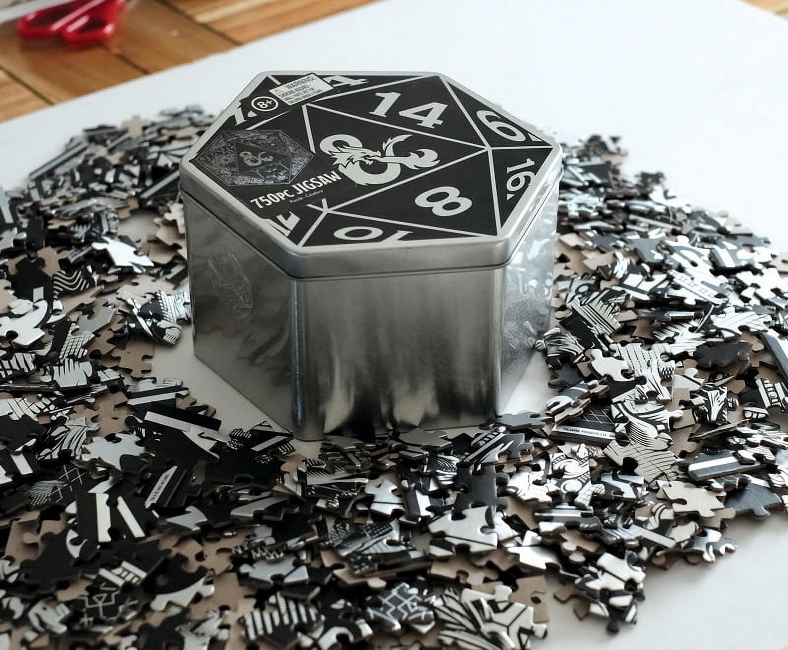 Dungeons & Dragons 820853 Dungeons & Dragons D20 Jigsaw Puzzle, 750 Piece