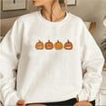 thumbnail image 2 of NMMUED Halloween Sweatshirt, Halloween Tshirts Women, Oversized Shirts for Women, Womens Shirts Casual, T Shirts for Women Loose Fit, Womens Halloween Apparel, White XL, 2 of 4