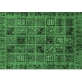 thumbnail image 1 of Ahgly Company Indoor Rectangle Abstract Emerald Green Modern Area Rugs, 8' x 10', 1 of 4