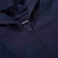 thumbnail image 5 of Bienzoe Girl's Anti-Pilling Soft Fleece Zipper School Uniform Hoodie Navy 16, 5 of 8