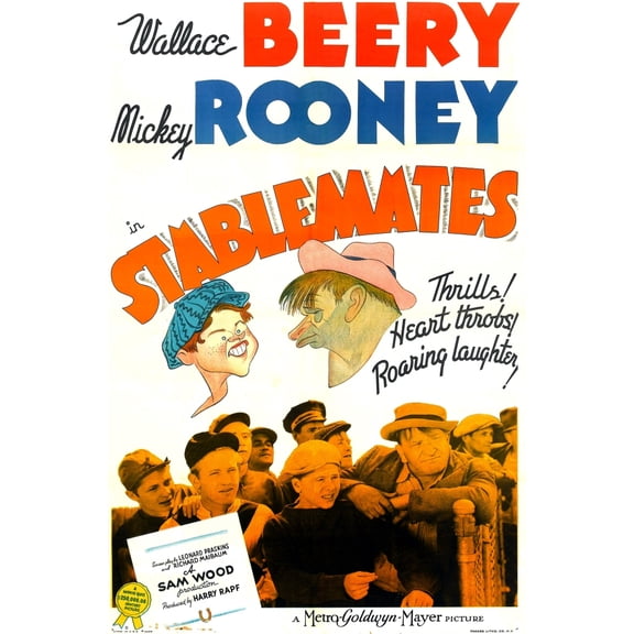 Stablemates U Canvas Art -  (24 x 36)