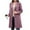 Purple, variant on Ashirexll Womens Winter Coats, Jackets for Women Trendy, Casual Long Sleeve Button Top with Solid Pocket and Turndown Collar