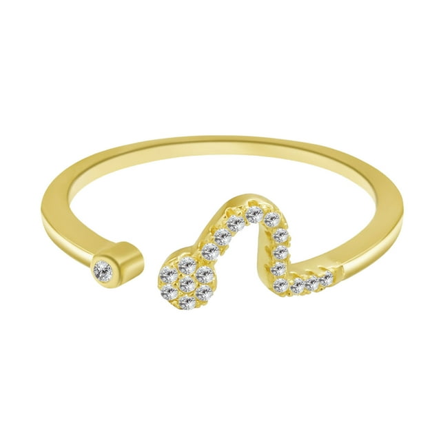 Anillos para mujer, regalos para mujer, anillo de las Doce Constelaciones, oro rosa galvanizado, diamante, anillo abierto para mujer, anillo para mujer