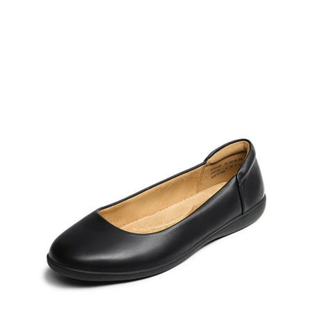 

Women Round Toe Dress Ballet Shoes Comfortable Work Slip On Flat Shoes Size 6-11