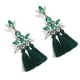 thumbnail image 4 of 1 Pendientes Colgantes de Bohemio Vintage, Accesorio Flecos Y Borlas para Fiestas Hugo Pendientes de borla de mujer, 4 of 7
