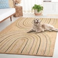 thumbnail image 3 of Safavieh Natural Fiber Franklin Geometric Area Rug, Natural/Green, 5' x 8', 3 of 11