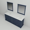 thumbnail image 6 of Dukes 80 in. W Navy Blue Double Bath Vanity, Cultured Marble Top, and 30 in. Mirrors, 6 of 9
