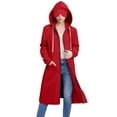 thumbnail image 2 of Wiyuqeen Women's Zip Up Hoodies with Eye Mask Built In Comzy Airplane Mode Travel Sweatshirts Oversized Fleece Jacket with Pockets Fall Coats, 2 of 9