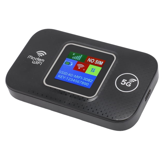Punto De Acceso WiFi Móvil 4G LTE ANGGREK Enrutador WiFi Portátil Pantalla A Color Hasta 150 Mbps
