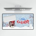 thumbnail image 4 of Hello Winter Persian Smiling in Red Scarf Hat Welcome Christmas Desk Mat Full Keyboard Mouse Pad Cat Lover Kitten Owner Gifts Large Mousepad - 00017, 4 of 5