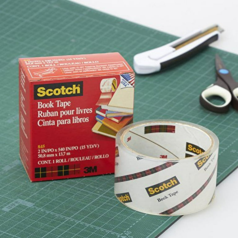 scotch book tape 845, 3 inches x 15 yards - ff084574 