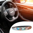 thumbnail image 3 of Western Steering Wheel Cover, Retro Embossed Hand-Painted Leather Western Cowboy Car Universals Steering Wheel Cover, Auto Interior Accessories, 3 of 8