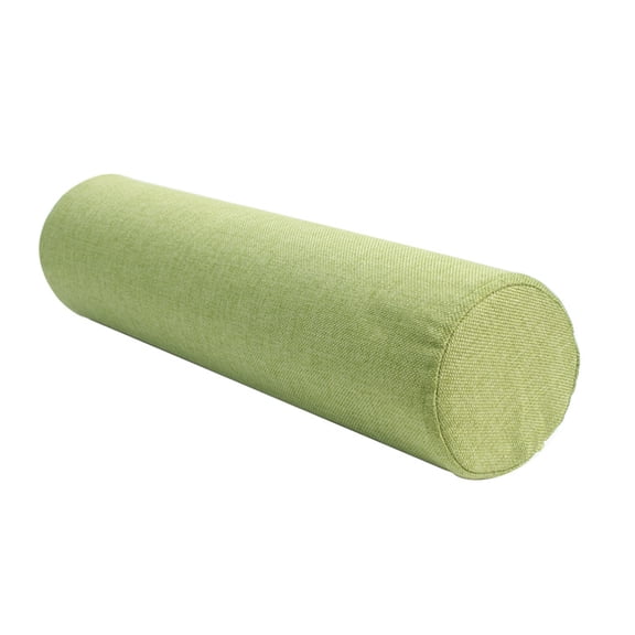 XmhyTop-A Cervical Neck Roll Pillow for Sleeping, Decorative Cylinder Bolster Pillow, Supportive Bed Rest Pillow, 40x12x12cm, 1-Piece,Style A,Green