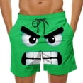 thumbnail image 3 of XINPING Swim Shorts Men 3x Slim Fit Floral Swim Trunks Quick Dry 4th Of July Swim Trunks with Pockets Stretch Fabric Beach Shorts Bathing Suits, 3 of 7