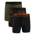 thumbnail image 1 of UNDER ARMOUR Calzoncillos bóxer para hombre, pack de 3 - Performance Tech Boxer Briefs - Novelty 6 in, Camouflage, Stretch Negro/Verde/Naranja 2XL (XX-Large), 1 of 5