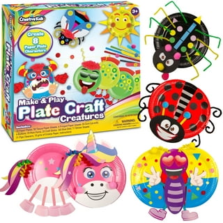 KLEVER KITS Ultimate Craft, 62 Pcs, Creativity Arts & Crafts, DIY Supplies,  Spring Crafts for Kids Toddler Birthday Gifts 