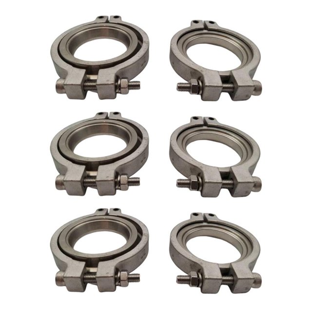 Abrazadera de brida de banda en V de 6x 1.73 " para MVR de bridas de banda en V Wastegate Sharpla Wastegate V Band Clamp