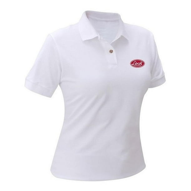 Playera Tipo Polo Lock Blanca Talla Xl Lpobx Lock L.O.C.K. LPODBM