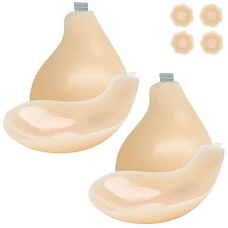 Nimiah Breast Lift Sticky Bra  Strapless adhesive bra with Clear Halter Neck Strap for Backless Dresses/Tops