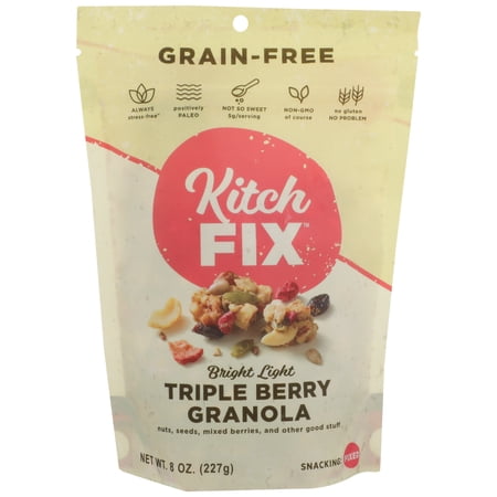 Kitchfix Grain Free Granola Vanilla Berry, 8 Oz