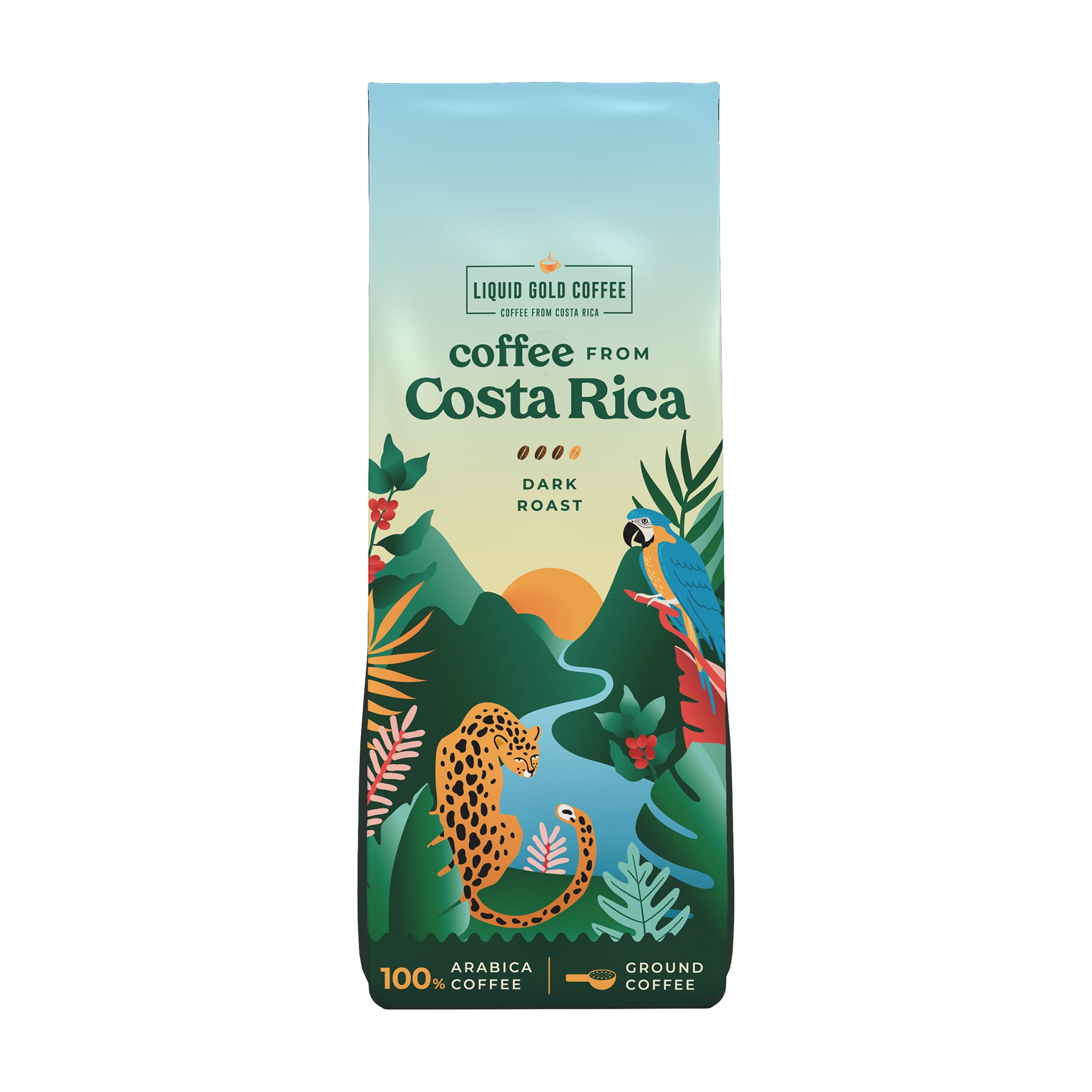 Coffee from Costa Rica 12 Ounce 340 Grams Dark Roast Ground 100