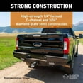 thumbnail image 3 of Ranch Hand SBC081BLSL Sport Series Back Bumper Fits select: 2007-2010 CHEVROLET SILVERADO, 2007-2010 GMC SIERRA, 3 of 7