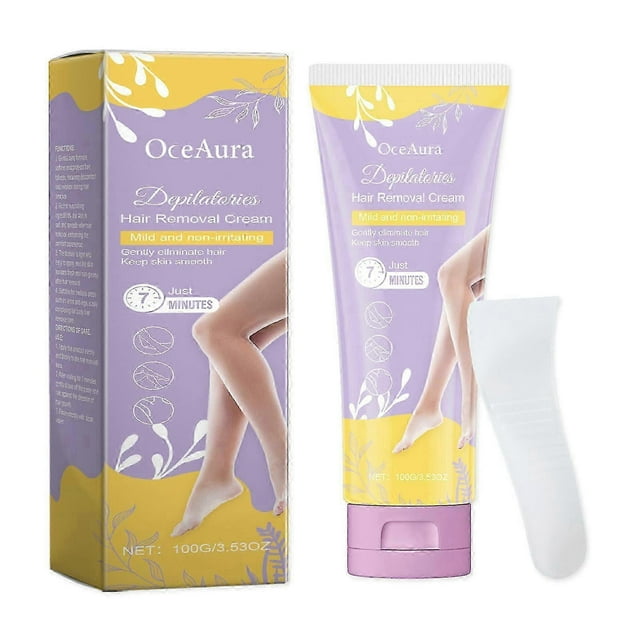 Painless Hair Removal Cream for Women Men 7 Minutes Fast Acting Painless Hair Eliminator Cream for Smooth Skin