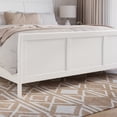 thumbnail image 4 of AFI Portland King Wood Foundation Bed Frame with Matching Footboard White, 4 of 10