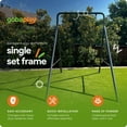 thumbnail image 3 of gobaplay Outdoor Swing Set Frame & gobaplay Tree Swing Platform, Green, 3 of 12