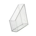 thumbnail image 3 of Luzkey Magazine Holder Rack,File Holder,Office Supplies,Decorative File Box,Paperboard Book Organizer,Storage Box for Book Classroom clear, 3 of 8