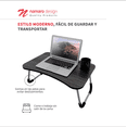 thumbnail image 3 of Mesa Para Cama Plegable Namaro Design Porta Vasos Gris, 3 of 8