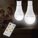 thumbnail image 4 of Lámpara solar LED Bombilla de luz de emergencia 9W Luz portátil para acampar con temporizador remoto, sensor de iluminación, carga USB y carga del panel solar, 4 of 4