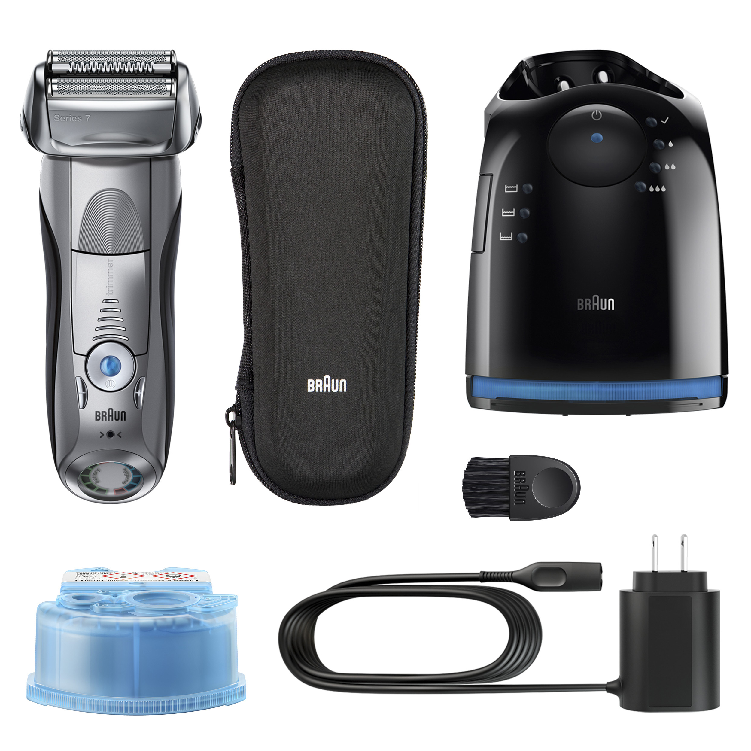 Braun Series 7 790cc Wet Dry Mens Electric Shaver with Clean Station - image 5 of 6
