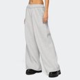thumbnail image 5 of Aoiroe Women'S High Waisted Sweatpants Wide Leg Sweatpants Women Baggy Pants Cotton Sweatpants Women Winter Pants For Women Womens Sweat Pants Patterned Jeans For Women Gray XL, 5 of 5