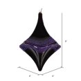 thumbnail image 2 of Vickerman MT194026D 8 in. Plum Candy Glitter Drop Ornament, 2 of 3