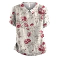 thumbnail image 4 of Blouses for women dressy casual Polyester Soft Clothing XXXXL Pink womens blouses, 4 of 4
