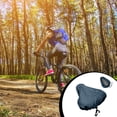 thumbnail image 4 of Naiovety Cubiertas de lluvia para asiento de bicicleta de montaña, tela Oxford portátil, Protector de cojín a prueba de polvo, accesorio de protección Ciclismo Azul oscuro Naiovety OD027353-04, 4 of 6