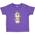 thumbnail image 3 of Inktastic Cozy Winter Penguin Boys or Girls Toddler T-Shirt, 3 of 5