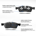 thumbnail image 2 of Front & Rear Ceramic Brake Pad for 2011-2018 JEEP GRAND CHEROKEE DODGE DURANGO, 2 of 4