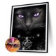 thumbnail image 1 of Cuadros Decorativos Kit de pintura de diamante 5D, ojos morados, gato, taladro redondo completo, diamantes de imitación, arte de pared DIY Tmvgtek embutido en tela, 1 of 9