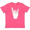 thumbnail image 3 of Inktastic Rocker Horns Youth T-Shirt, 3 of 5