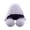A006- Purple, variant on Neck Pillow U-Shaped Memory Foam with Hood 1 Count Gray Portable for Airplane Travel